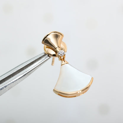 [⭐Mirelle]DREAM MOP PINK GOLD EARRINGS