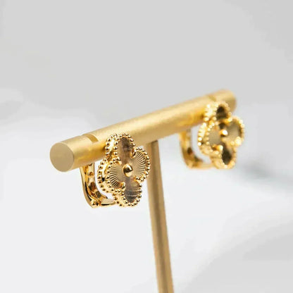 [⭐Mirelle]CLOVER MEDIUM 1 MOTIFS LASER EARRINGS