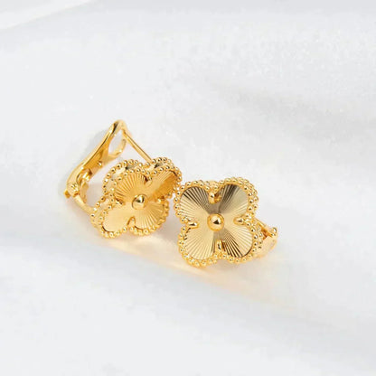 [⭐Mirelle]CLOVER MEDIUM 1 MOTIFS LASER EARRINGS