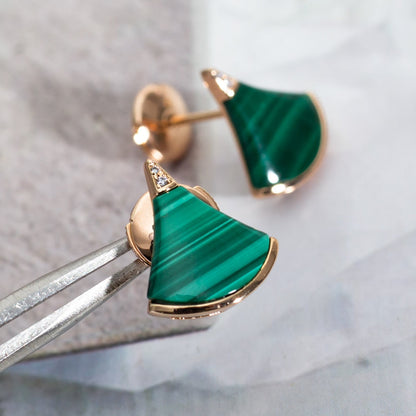 [⭐Mirelle]DIVAS DREAM EARRINGS PINK GOLD