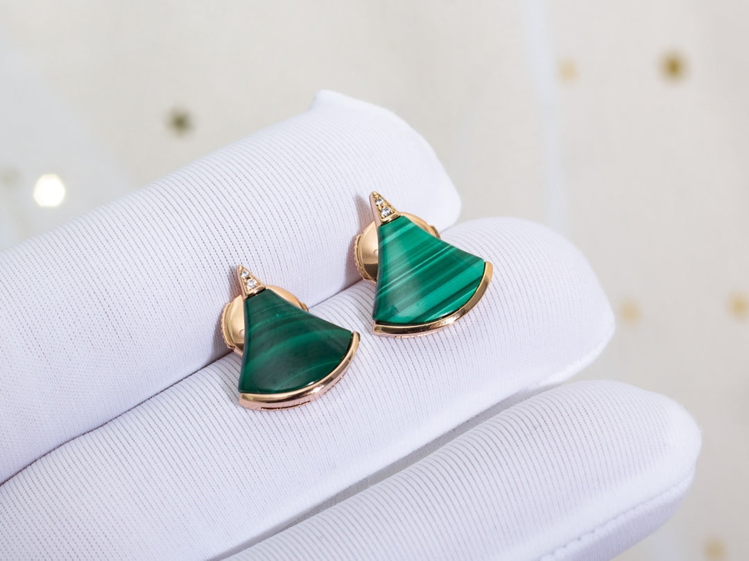 [⭐Mirelle]DIVAS DREAM EARRINGS PINK GOLD