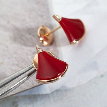 [⭐Mirelle]DIVAS DREAM EARRINGS PINK GOLD