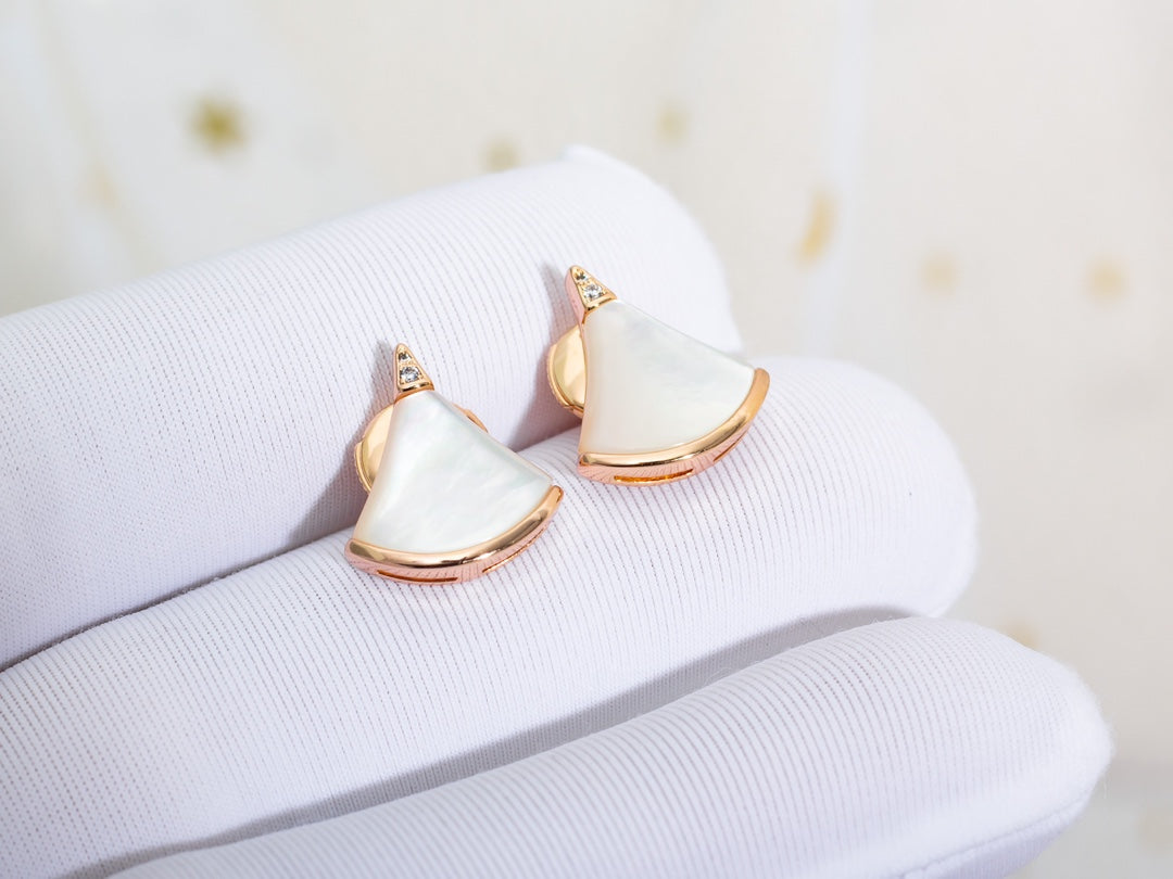 [⭐Mirelle]DIVAS DREAM EARRINGS PINK GOLD
