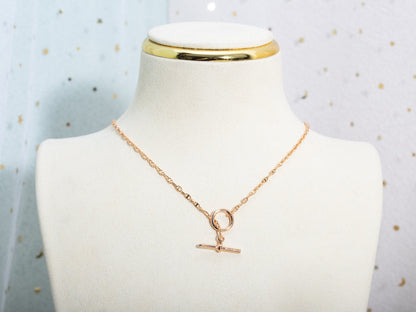 [⭐Mirelle]ECHAPPEE NECKLACE PINK GOLD