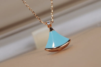 [⭐Mirelle]DREAM NECKLACE TURQUOISE PINK GOLD