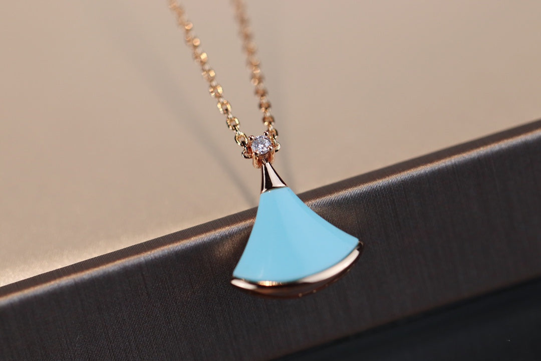 [⭐Mirelle]DREAM NECKLACE TURQUOISE PINK GOLD