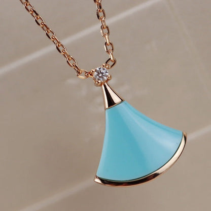 [⭐Mirelle]DREAM NECKLACE TURQUOISE PINK GOLD