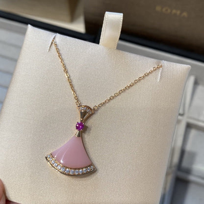 [⭐Mirelle]DREAM NECKLACE PINK OPAL