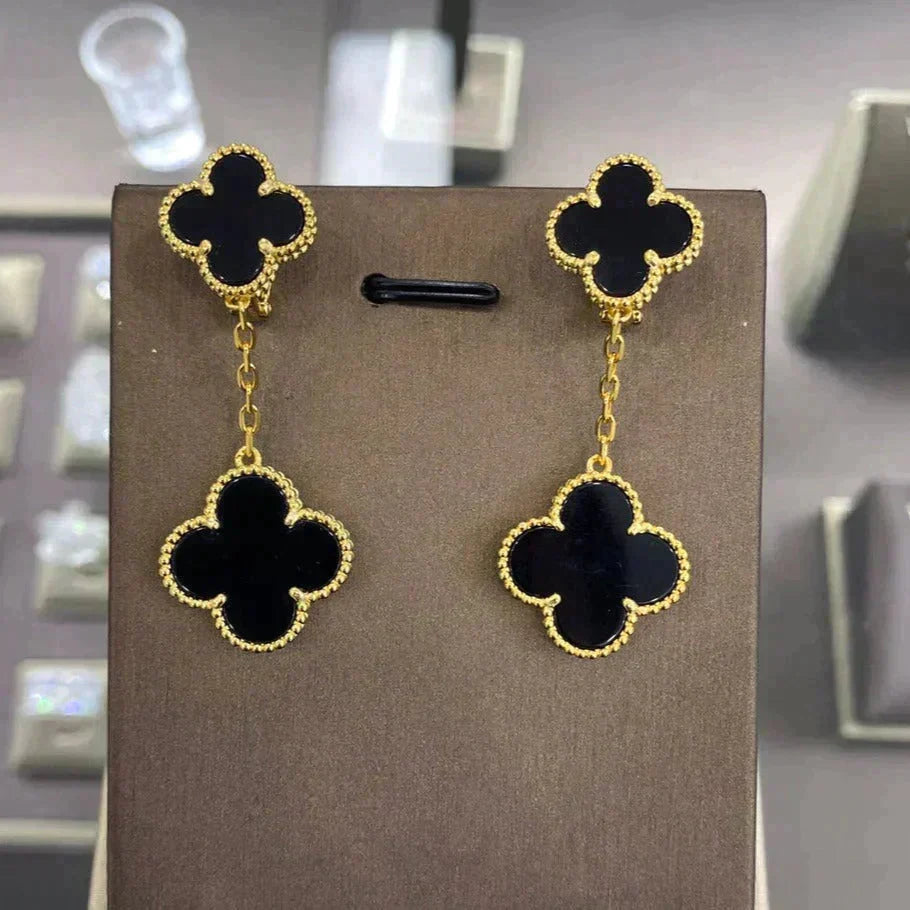 [⭐Mirelle]CLOVER 2 MOTIFS  EARRINGS (MULTIPLE CHOICESC