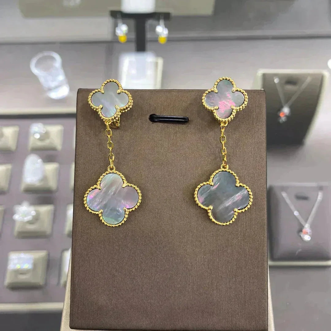 [⭐Mirelle]CLOVER 2 MOTIFS  EARRINGS (MULTIPLE CHOICESC