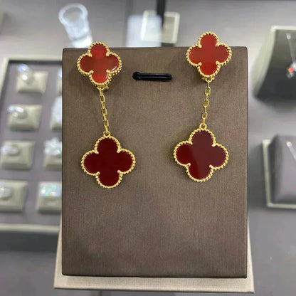 [⭐Mirelle]CLOVER 2 MOTIFS  EARRINGS (MULTIPLE CHOICESC