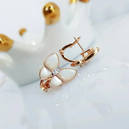 [⭐Mirelle]BUTTERFLY MOP DIAMOND EARRINGS