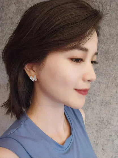 [⭐Mirelle]BUTTERFLY MOP DIAMOND EARRINGS