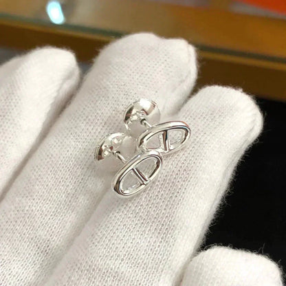 [⭐Mirelle]CHAINE SMALL EARRINGS GOLD AND SILVER
