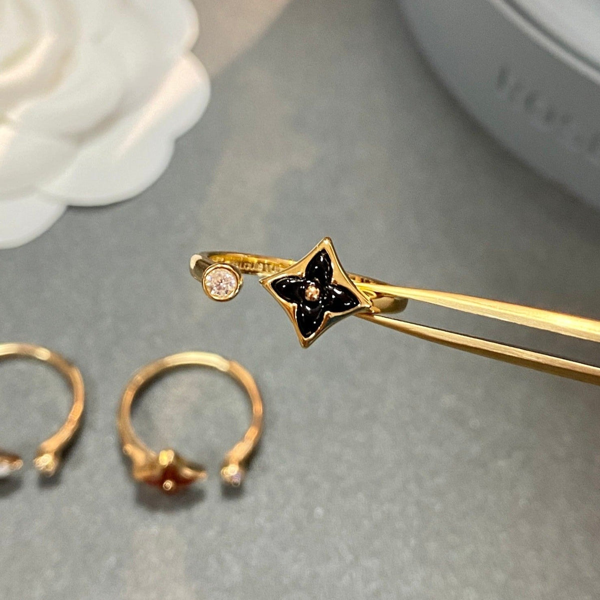 [⭐Mirelle]STAR 1 DIAMOND OPEN RING