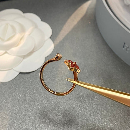 [⭐Mirelle]STAR 1 DIAMOND OPEN RING