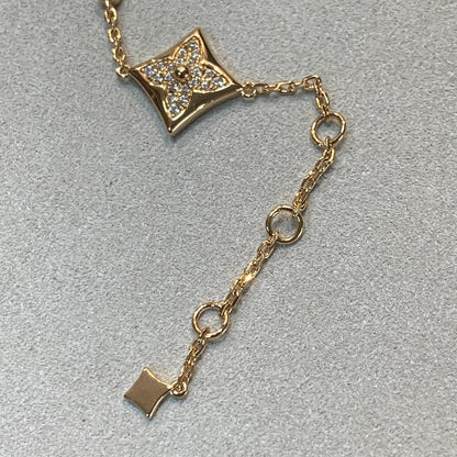 [⭐Mirelle]STAR AND SUN 4 MOTIFS GOLD DIAMONDS BRACELET