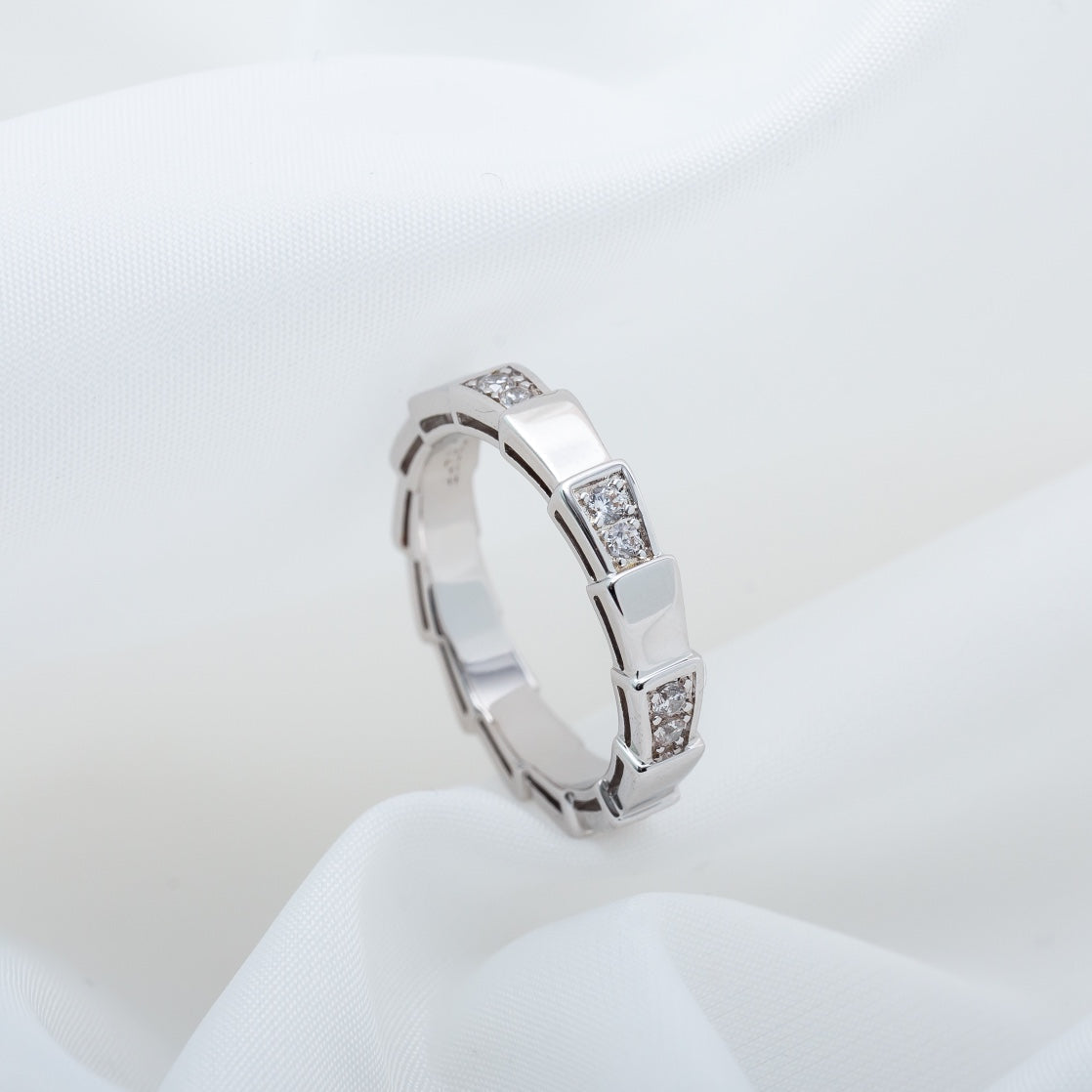 [⭐Mirelle]SERPENTI RING SILVER  3MM
