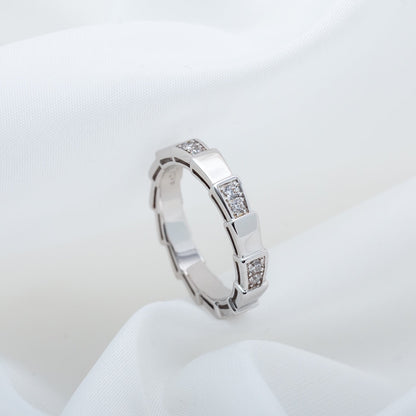[⭐Mirelle]SERPENTI RING SILVER  3MM