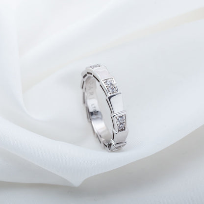 [⭐Mirelle]SERPENTI RING SILVER  3MM