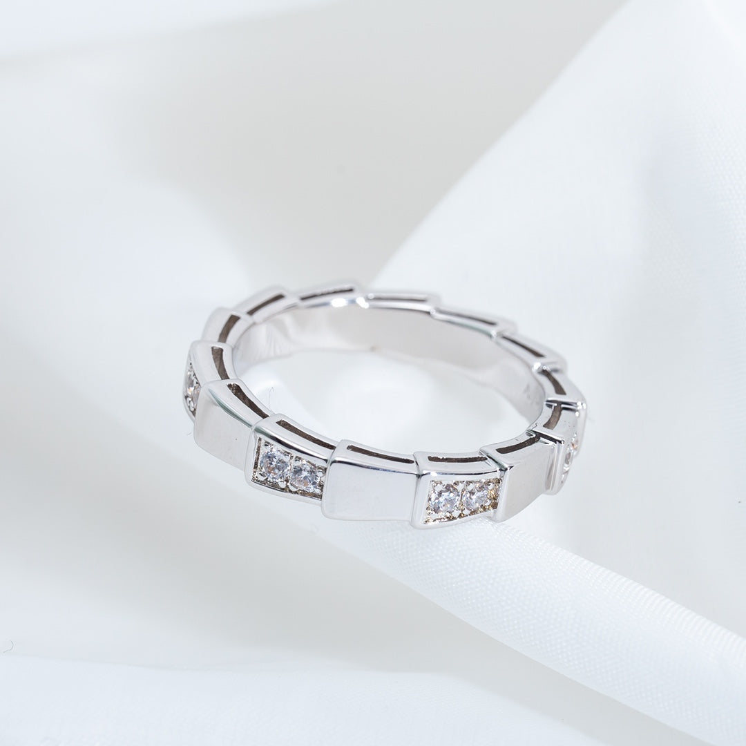 [⭐Mirelle]SERPENTI RING SILVER  3MM