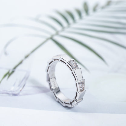 [⭐Mirelle]SERPENTI RING SILVER  3MM