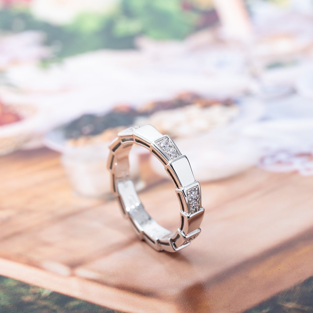 [⭐Mirelle]SERPENTI RING SILVER  3MM