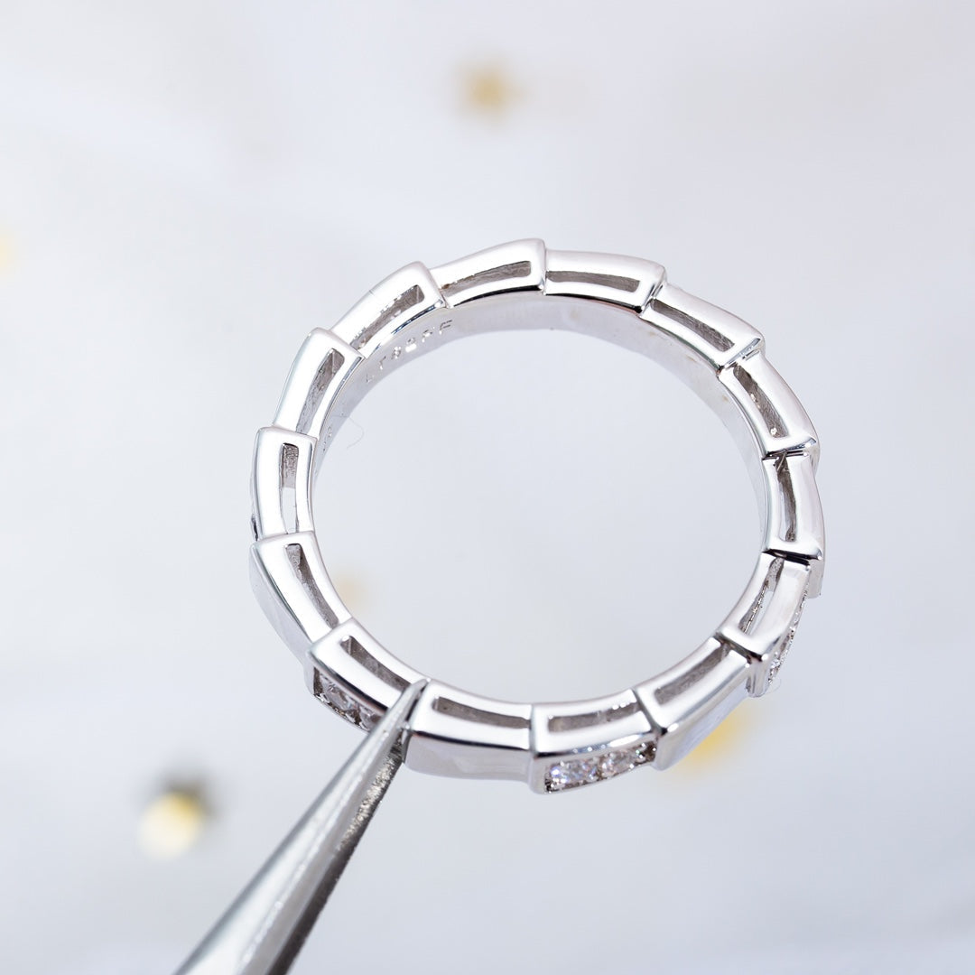 [⭐Mirelle]SERPENTI RING SILVER  3MM
