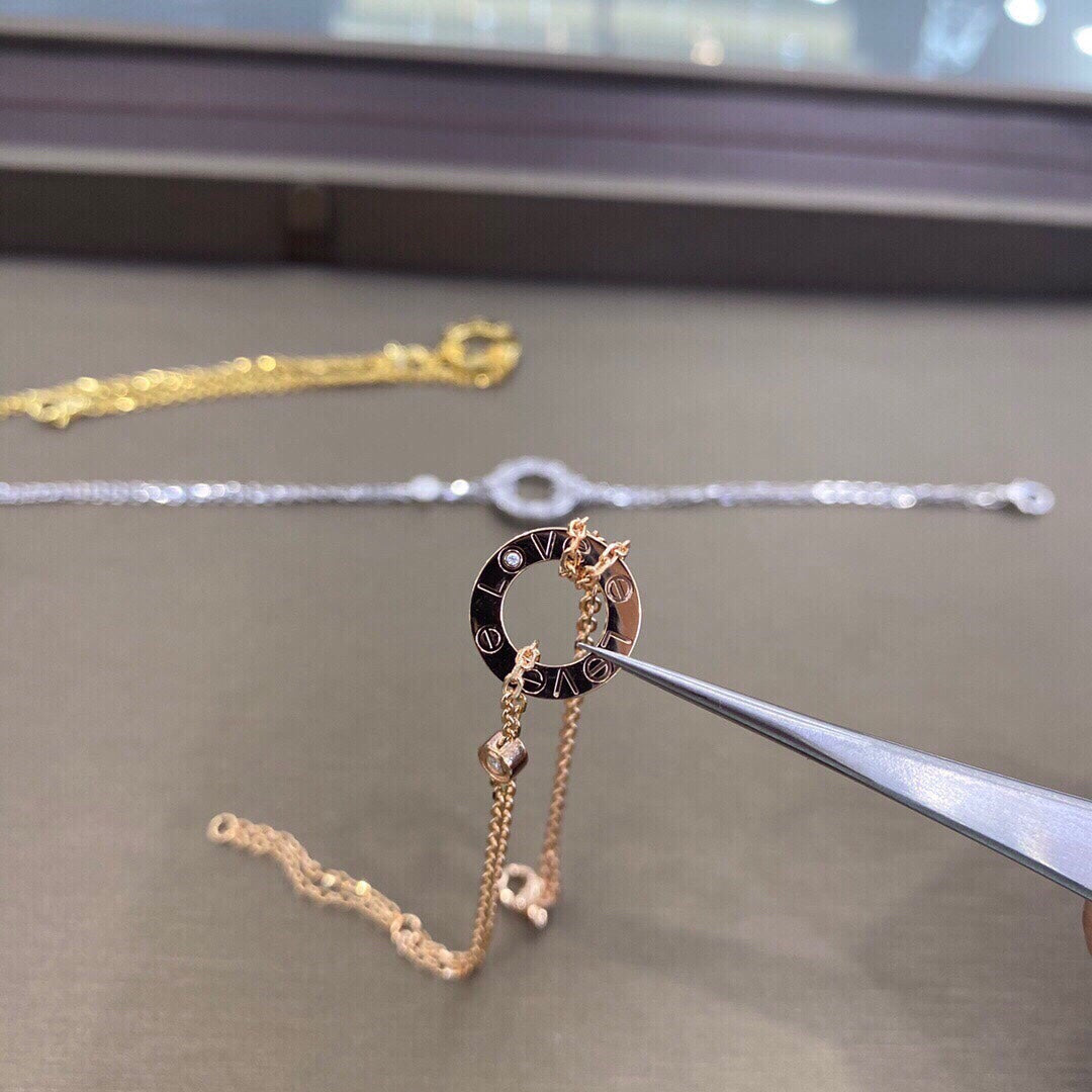 [⭐Mirelle]LOVE BRACELET 2 DIAMOND