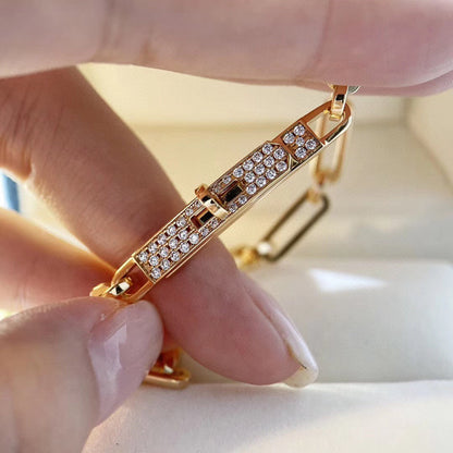 [⭐Mirelle]CHAINE BRACELET SMALL MODEL DIAMOND
