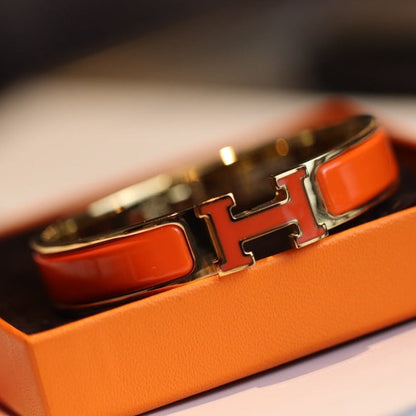 [⭐Mirelle]H BRACELET 12MM GOLD