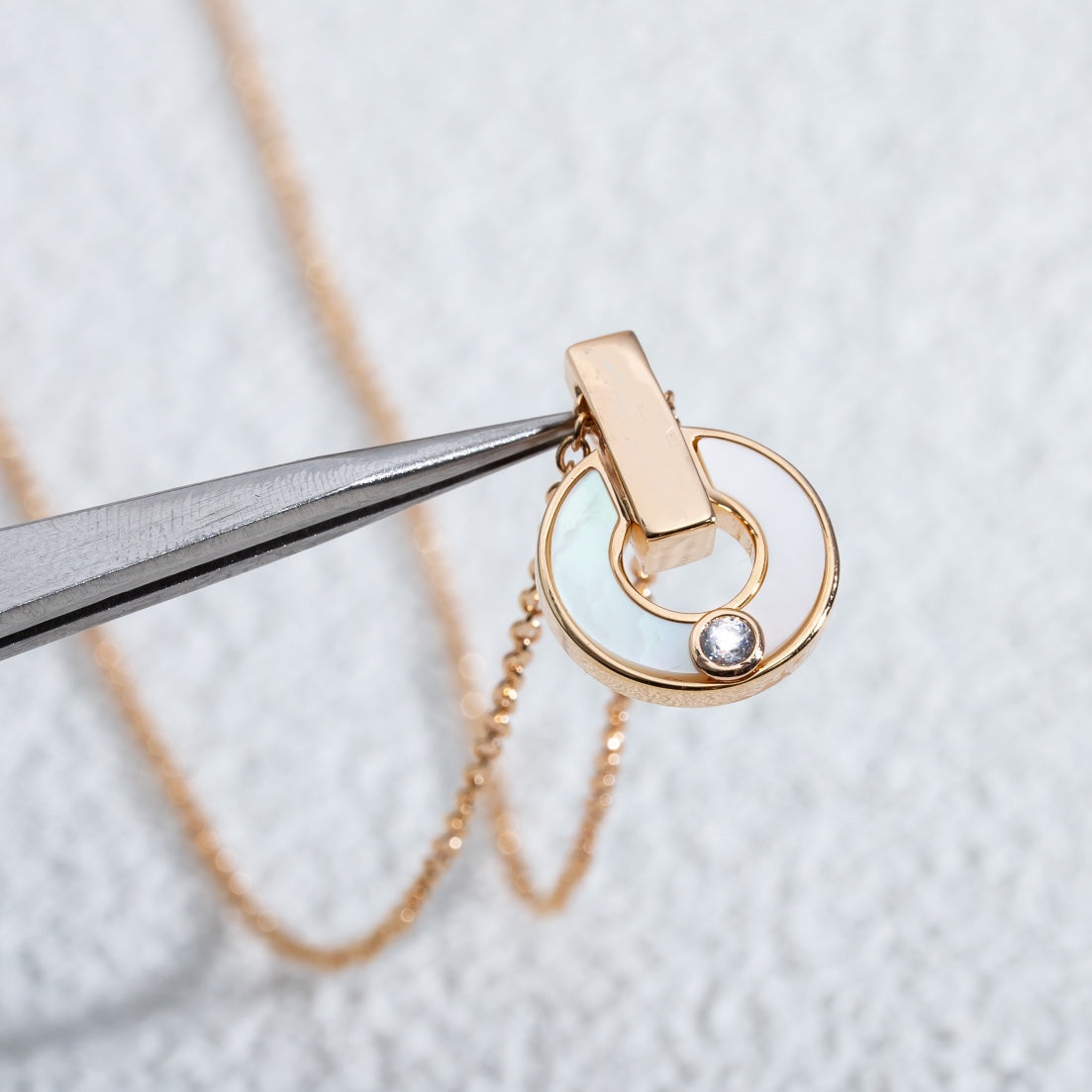 [⭐Mirelle]GARI NECKLACE PINK GOLD MOP