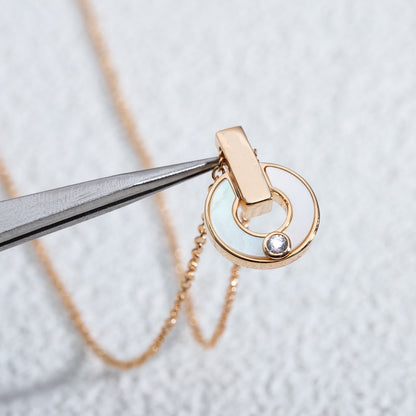 [⭐Mirelle]GARI NECKLACE PINK GOLD MOP
