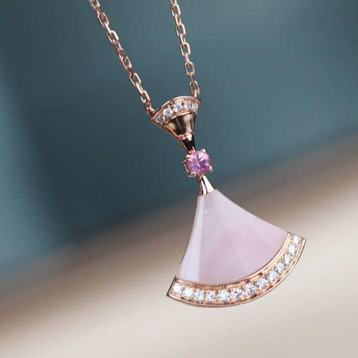[⭐Mirelle]DREAM NECKLACE PINK MOP DIAMOND