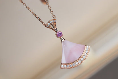 [⭐Mirelle]DREAM NECKLACE PINK MOP DIAMOND