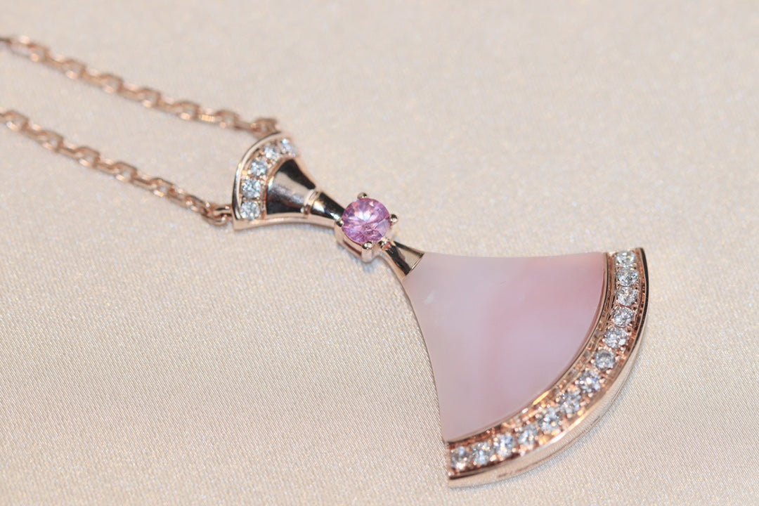 [⭐Mirelle]DREAM NECKLACE PINK MOP DIAMOND