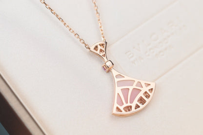 [⭐Mirelle]DREAM NECKLACE PINK MOP DIAMOND