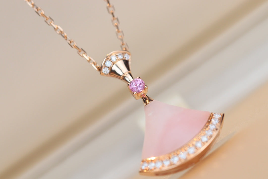 [⭐Mirelle]DREAM NECKLACE PINK MOP DIAMOND