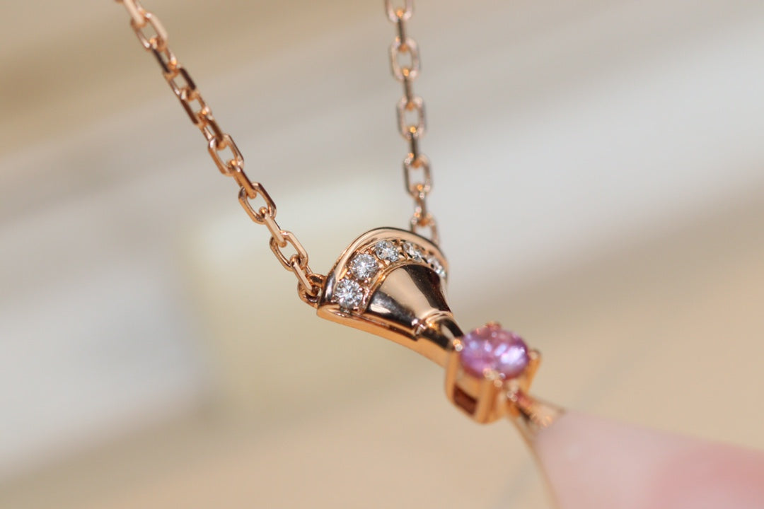 [⭐Mirelle]DREAM NECKLACE PINK MOP DIAMOND