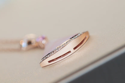 [⭐Mirelle]DREAM NECKLACE PINK MOP DIAMOND