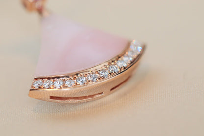 [⭐Mirelle]DREAM NECKLACE PINK MOP DIAMOND