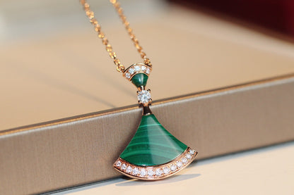 [⭐Mirelle]DREAM NECKLACE MALACHITE DIAMOND