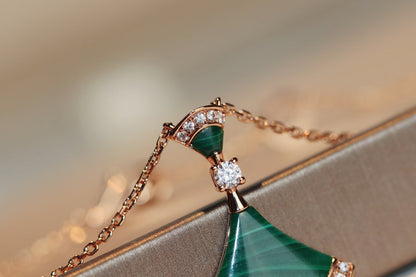 [⭐Mirelle]DREAM NECKLACE MALACHITE DIAMOND