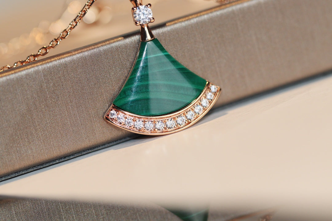 [⭐Mirelle]DREAM NECKLACE MALACHITE DIAMOND