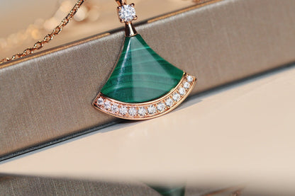 [⭐Mirelle]DREAM NECKLACE MALACHITE DIAMOND