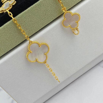 [⭐Mirelle]MAGIC CLOVER MOP GOLD BRACELET 5 MOTIFS