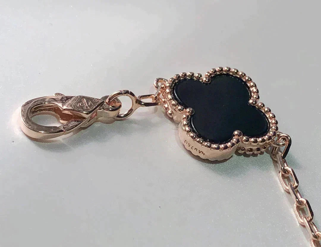 [⭐Mirelle]CLOVER 5 MOTIFS MULTICOLOR BRACELET