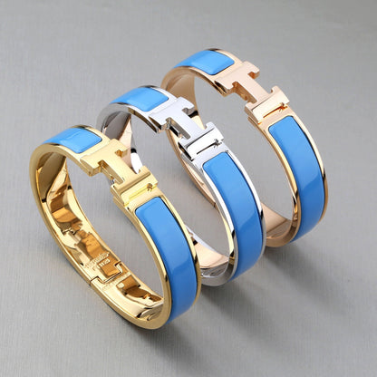 [⭐Mirelle]H BRACELET TURQUOISE 12MM