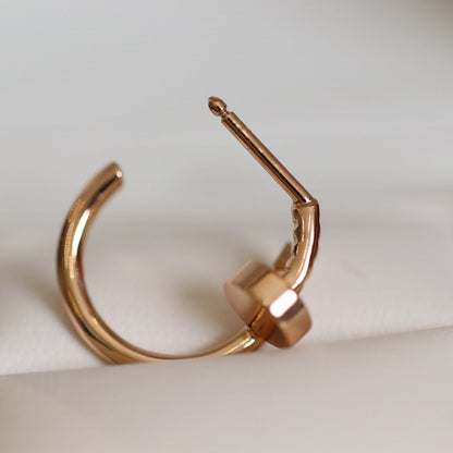 [⭐Mirelle]JUSTE EARRINGS PINK GOLD