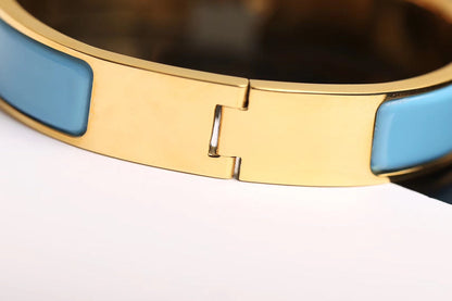 [⭐Mirelle]H CLOUD BLUE BRACELET GOLD DIAMOND